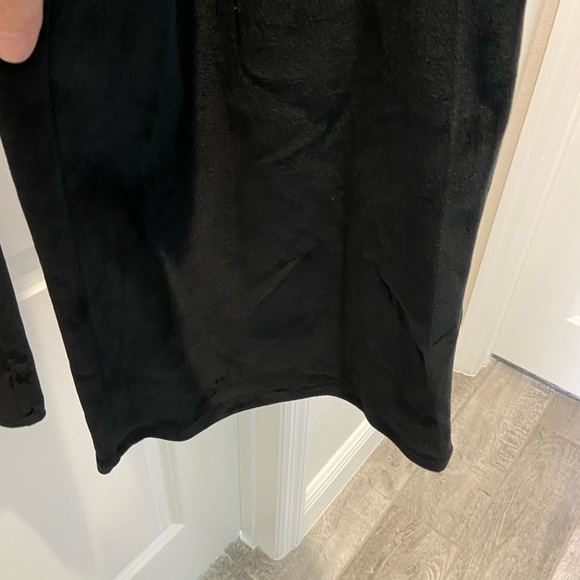 Michael Kors Lounge Pants Black Velour with pockets Cosy Comfortable Large NWT - Picture 7 of 9